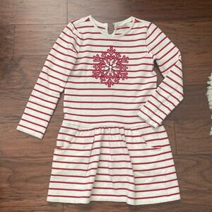 Gymboree size 8 winter snowflake dress